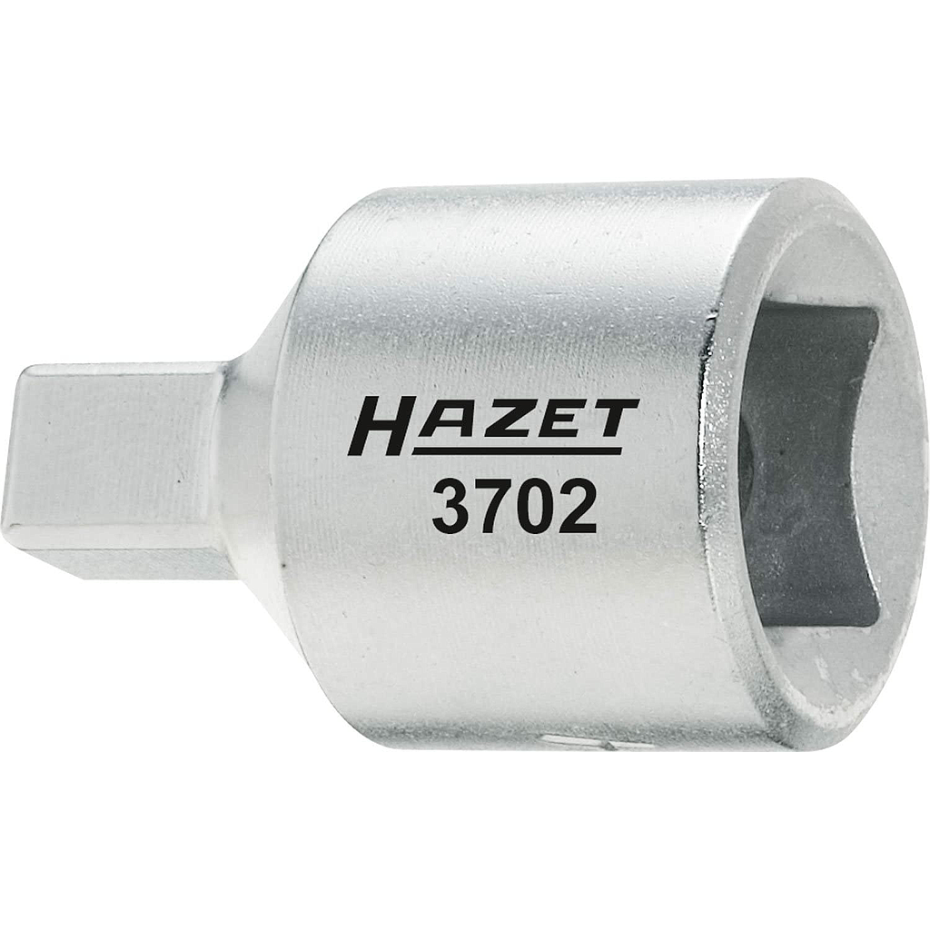 ลูกบล๊อก HAZET No.3702 Square Profile Oil Service Screwdriver Socket - Chrome-Plated