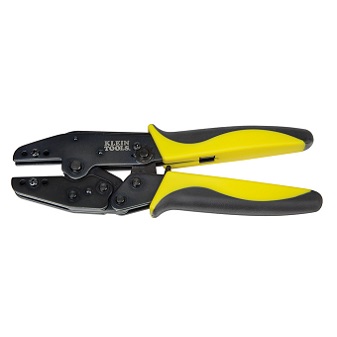 KLEIN NO.VDV200-010 Ratcheting Crimper frame Yellow/Black Size 8.8&quot;