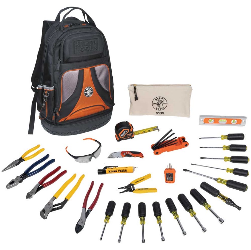 KLEIN NO.80028 28-Piece Electrician Tool Set