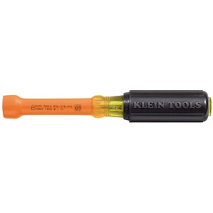 KLEIN NO.630-5/8-INS Insulated Cushion Grip Nut Drivers size 9-3/8&quot; (186mm.)