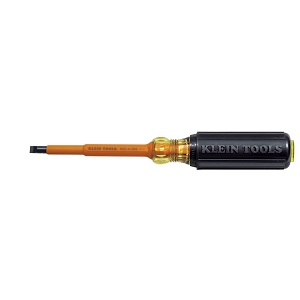 KLEIN NO.602-4-INS Insulated Keystone Tip Screwdrivers Size 4&quot; (102mm.)