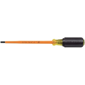 KLEIN NO.601-6-INS Insulated Cabinet Tip Screwdrivers Size 6&quot; (152mm.)