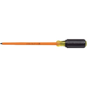 KLEIN NO.666-INS Insulated Square Recess Tip Screwdrivers size 12-5/16&quot; (313mm.)