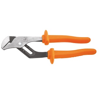 KLEIN NO.D502-10-INS Insulated Pump Pliers size 10-1/4&quot; (260mm.)