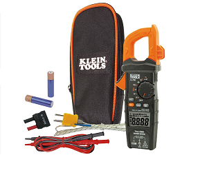 KLEIN NO.CL700 Digital Clamp Meter AC Auto-Ranging LoZ, 600A AC, CAT IV 600V