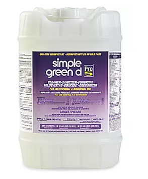 SIMPLE GREEN NO.30505 D Pro 5 Concentrate Cleaner Pail size 5 gal.