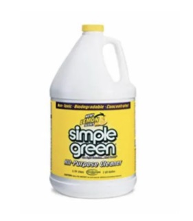 SIMPLE GREEN NO.14010 (00013) Lemon Concentrate Cleaner Bottle size 1 gal.