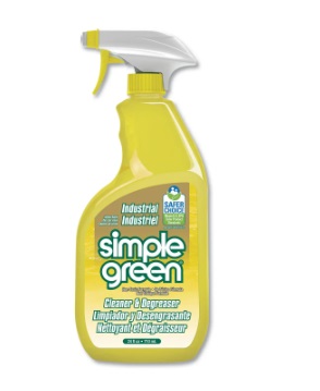 SIMPLE GREEN NO.14002 Lemon Concentrate Cleaner Trigger Spray size 24oz.