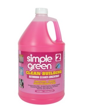 SIMPLE GREEN NO.11101 Bathroom Cleaner Building Super Concentrate, Size 1Gal.