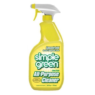 SIMPLE GREEN NO.14002 Lemon Scent Concentrate, Trigger Spray Size 24 oz.