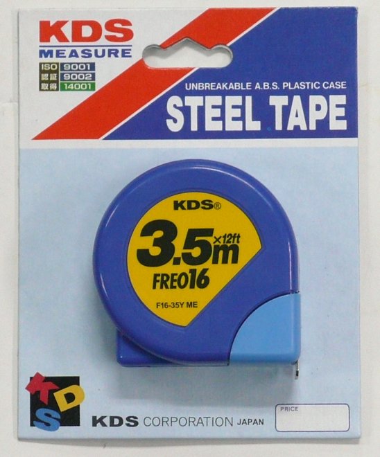 KDS NO.F16-35YME Pocket Tape Freo-16 Size 3.5m. ตลับเมตร 