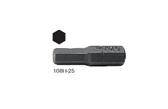 KOKEN NO.108H-L25-10 Hex Bit Size 10&quot; ดอกไขควงหัวหกเหลี่ยม แกน 1/4&quot;