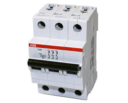 ลูกเซอร์กิจเบรคเกอร์ ABB NO.SH203M-C32 Circuit breaker , 3P 32A 10kA