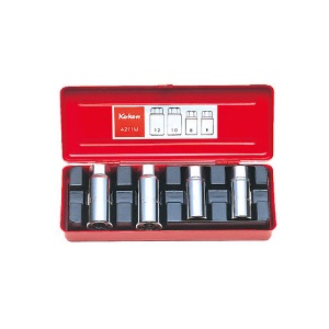 ชุดบ็อกซ์ถอดสตัด KOKEN NO.4211M 1/2&quot; Dr. Set Screw &amp; Stud Pullers, 6mm.-12mm. (4pcs/set)