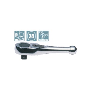 ด้ามฟรีด้ามเรียบ KOKEN NO.3749S-1/2 1/2&quot;Dr. Reversible Ratchet 4.1/2'' (110mm.)