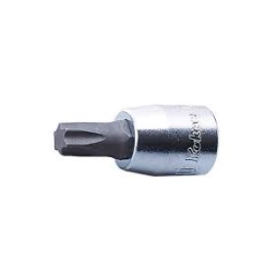 บ็อกซ์เดือยโผล่ท๊อกซ์ KOKEN NO.2025-28(PR)-15PR 1/4&quot;Dr. Penta-Lobe Bit Socket, 15PR