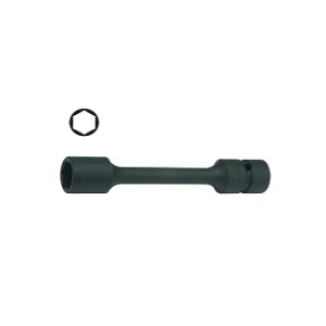 ข้อต่อลูกบ๊อกซ์ลม KOKEN NO.NV13145-L100-6 3/8&quot;Dr. Sleeve-Drive Extended, Socket, L 100mm., Size 6mm.