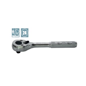 ด้ามฟรีกลิ้งลาย KOKEN NO.2749N 1/4&quot;Dr. Reversible Ratchet , 125mm. (6.35mm.)