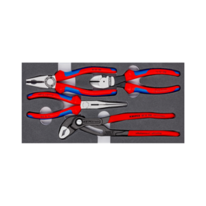 KNIPEX NO.00 20 01 V15 Pliers Sets Basic 4 Pliers in a Foam Tray