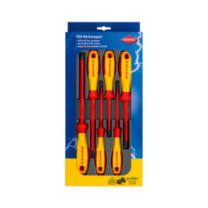 ชุดไขควงกันไฟ KNIPEX No.00 20 12 V01 VDE Screwdriver Set , 6 pcs/set