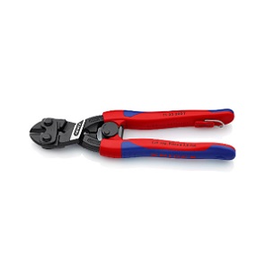 KNIPEX NO.71 32 200 T Compact Bolt Cutters with integrate safety lug for attatching a tool tether, 200mm.