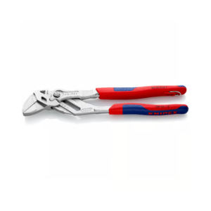 คีมประแจ KNIPEX No.86 05 250 T Plier Wrench with integrate safety lug for attatching a tool tether , 250mm.