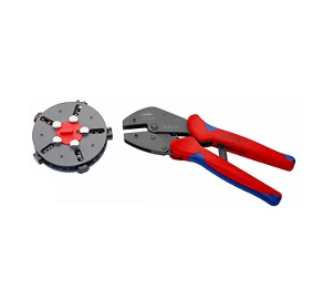 KNIPEX NO.97 33 02 Crimping Pliers With Quick Changer Magazine (250mm.)