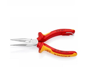 คีมปากแหลมแบบ Radio KNIPEX NO.25 06 160 T Snipe Nose Side Cutting Pliers