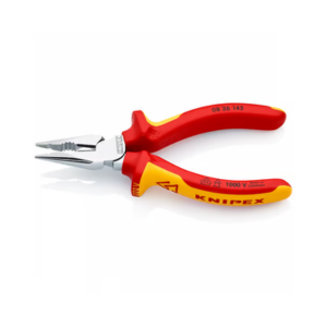 KNIPEX NO.08 26 145 Needle-Nose Combination Pliers, 145mm.