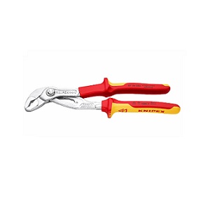 คีมถอดปั๊มน้ำอเนกประสงค์ KNIPEX No.87 26 250 Hightech Water Pump Pliers insulated VDE 1000 volt (250mm.)