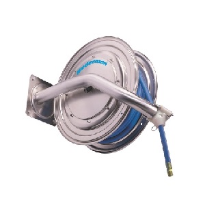 รีลท่อสแตนเลส NEDERMAN No.30371898 Hose reel with galvanized fitting Food grade, 1/2&quot; L25 m Type E