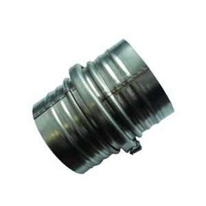 NEDERMAN No.20948710 Hose Coupling Incl 2 sleeves and Hose clips 125 mm.