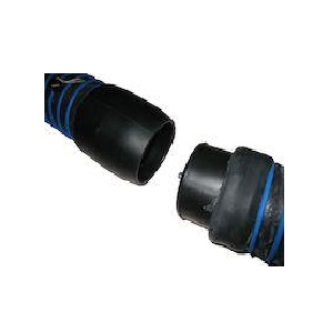 NEDERMAN No.20374541 Quick Coupling Incl Rubber sleeves and Hose clips 100  mm.