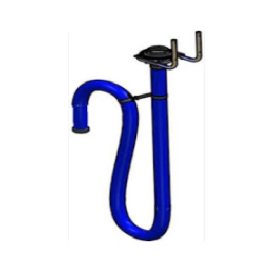 ชุดดูดไอเสียเดี่ยวพร้อมพัดลม NEDERMAN NO.20814163 Single exhaust Extractor complete with fan and Hose (N24) 150 mm.x5 m.