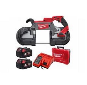 เลื่อยสายพาน 18V MILWAUKEE NO.M18CBS125-302A M18 Band Saw Fuel (Charger , 2xBattery 3.0AH