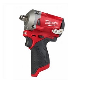 บล็อกกระแทกไร้สาย MILWAUKEE No.M12 FIWF12-0C Impact Wrench 12V M16 85/125/339Nm , 1/2&quot; Square/Friction Ring (Body Only)