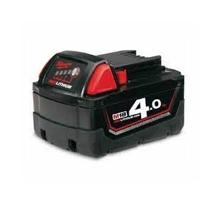 แบตเตอรี่ MILWAUKEE NO.M18 B4 Lithium-Ion Battery, 18V 4.0Ah