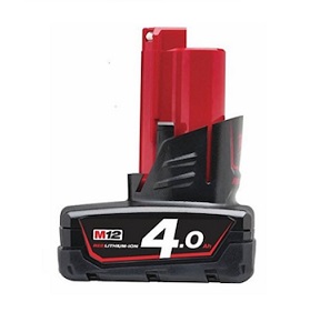 แบตเตอรี่ MILWAUKEE NO.M12 B4 Lithium-Ion Battery 12V 4.0Ah