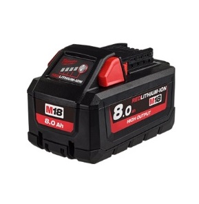 แบตเตอรี่ MILWAUKEE NO.M18 HB8 Lithium-Ion Battery , 18V 8.0Ah