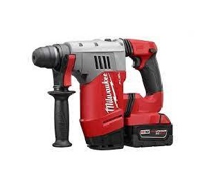 สว่านโรตารี่ไร้สาย MILWAUKEE NO.M18CHPX-502C 4.3 kg Fuel SDS-Plus drilling and breaking hammer 28 mm. 18V