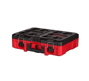 กล่องเครื่องมือ (ขนาดกลางพร้อมโฟมตัด) MILWAUKEE NO.48-22-8450 PACKOUT Tool Case Medium size with Cut Foam