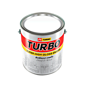 สีน้ำมันเคลือบเงา TURBO #1000 - UROTEX WHITE ขนาด 1 GL.