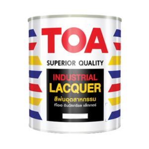 สีพ่นอุตสาหกรรมเงา TOA No.814 Industrial spray paint , 1/4 gl. (Black)