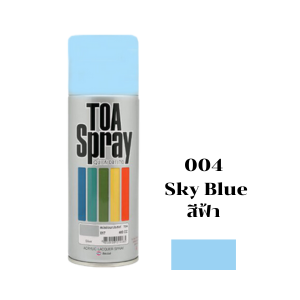 สีสเปรย์ TOA No.004 Spray paint : SKY BLUE , 400cc