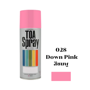 สีสเปรย์ TOA No.028 Spray paint : DAWN PINK , 400cc