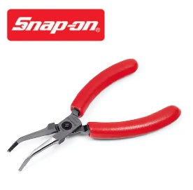 SNAP-ON NO.114BNESD Bent Nose Pliers (Red)