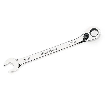 ประแจ BLUE-POINT NO.BOER11 Wrench Ratcheting Box/Open End Standard 15˚Offset 11/32&quot; 12P