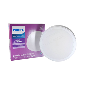 โคมไฟดาวน์ไลท์กลม PHILIPS LED NO.59474 MESON SURFACE MOUNT , 200 mm. 8&quot; 24W 6500K COOL DAYLIGHT