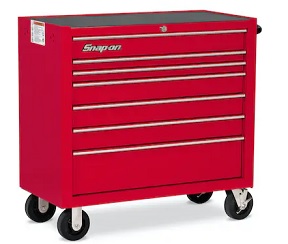 SNAP-ON NO.KRA4107DK Roll Cab 7 Drawers Red