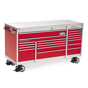 SNAP-ON NO.KRL7023BPJH Roll Cab Triple Bank 19 Drawers Candy Apple Red